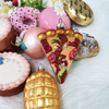 Gâteau en verre personnalisé ornements d'arbre de Noël pour la décoration de la maison