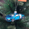 Décoration d'arbre de Noël personnalisée en forme de voiture