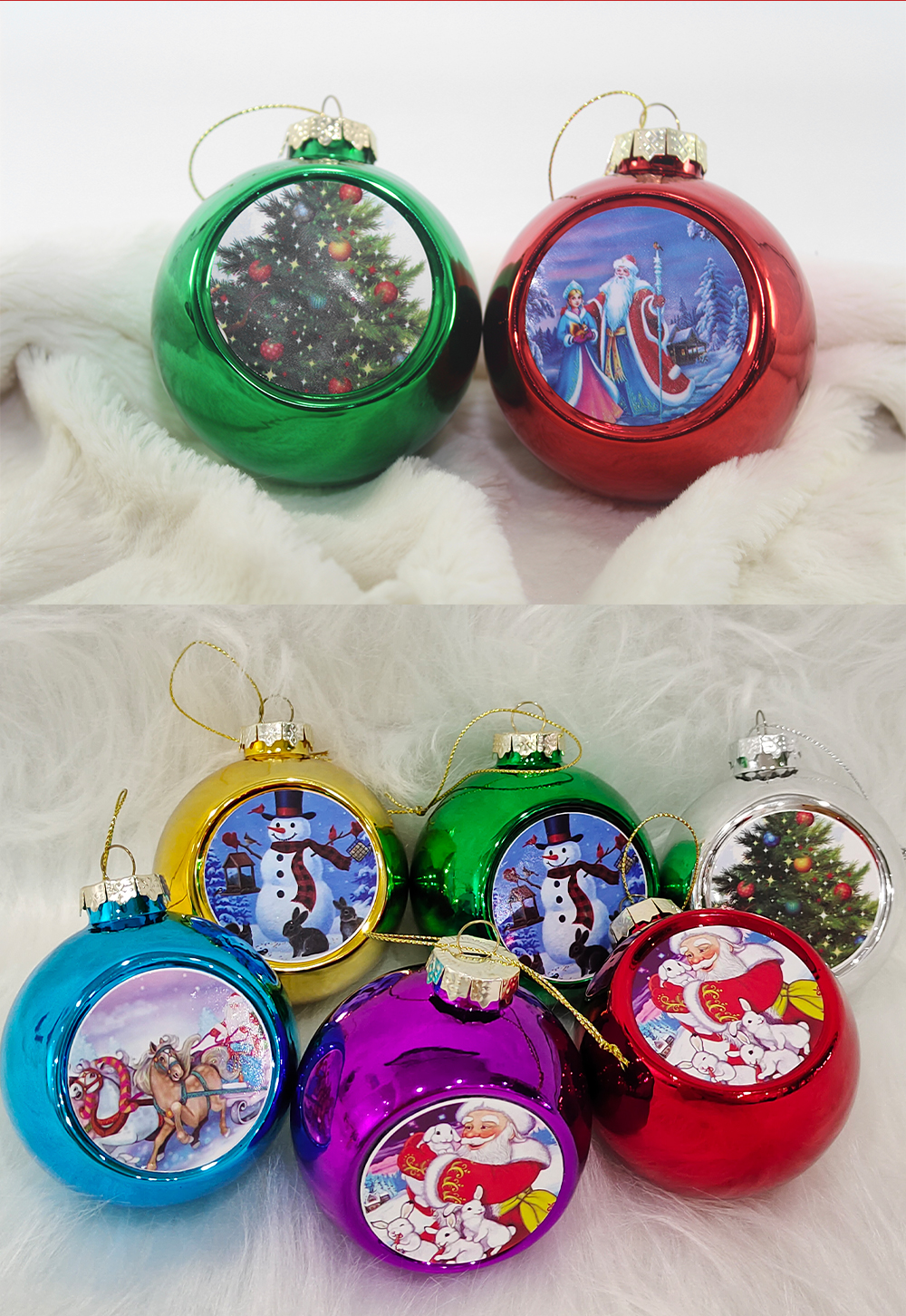 Boule de Noël à sublimation DIY